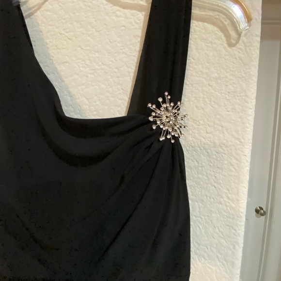 Cachet Black Long Dress size 10 - Picture 9 of 13